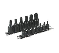 Sealey AK5585 Trx-Star* Security Socket Bit Set 13Pc 1/4in & 3/8inSq Drive