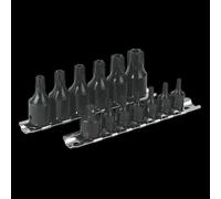 TRX-Star* Security Socket Bit Set 13pc 1/4" & 3/8"Sq Drive