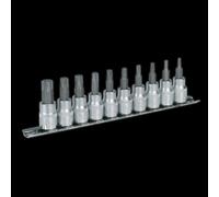 Sealey 10 Piece 3/8" Drive Torx Socket Bit Set 3/8"