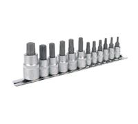 Sealey Socket Bit Set AK6213 TRX-Star* 12pc 1/4" , 3/8" & 1/2" Sq Drive