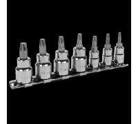 TRX-Star* Socket Bit Set Lock-On? 7pc 1/4" & 3/8"Sq Drive
