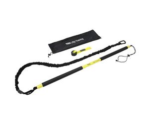TRX Training RIP Trainer Basic Kit, Weighted Workout Bar and Resistance-Bungee Set, Home Workout Equipment for Core-Strength Training, (20 lbs)