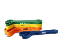 TRX Training Strength Band, Full-Body Resistance Band for Home and Gym Use, Resistance Band for Working Out (Pack of 4, 5 lbs - 70 lbs)