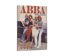 TRXU ABBA Poster Album Cover Music Posters for Bedroom Aesthetic Decorative Painting Canvas Wall Art Living Room 16x24inch(40x60cm) Frame-style