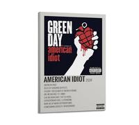 TRXU AMERICAN Green Day Album Cover Music Posters for Bedroom & Living Room - 08x12inch (20x30cm) Frame-Style Canvas Wall Art