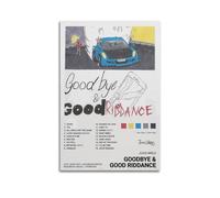 TRXU Juice Poster Wrld GOODBYE &GOOD RIDDANCE Poster Album Cover Music Posters for Bedroom Aesthetic Poster Decorative Painting Canvas Wall Art Living Room Posters Bedroom Painting 08x12inch(20x30cm)U