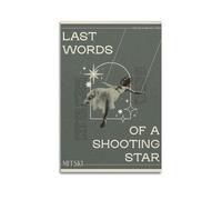 TRXU Mitski LAST WORDS OF A SHOOTING STAR Poster Album Cover Music Posters for Bedroom Aesthetic Poster Decorative Painting Canvas Wall Art Living Room Posters Bedroom Painting 08x12inch(20x30cm)Unfra