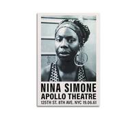 TRXU Nina Simone 3 Poster Album Cover Music Posters for Bedroom Aesthetic Poster Decorative Painting Canvas Wall Art Living Room Posters Bedroom Painting 12x18inch(30x45cm) Unframe-style