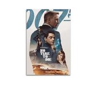 TRXU No Time to Die Poster Movie Posters for Bedroom Aesthetic Poster Decorative Painting Canvas Wall Art Living Room Posters Bedroom Painting 08x12inch(20x30cm) Unframe-style