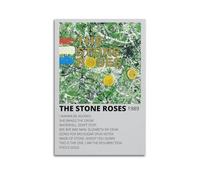 TRXU The Stone Roses 1989 Poster Album Cover Music Posters for Bedroom Aesthetic Poster Decorative Painting Canvas Wall Art Living Room Posters Bedroom Painting 16x24inch(40x60cm) Unframe-style