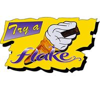 Try a Flake Sticker - 99 Ice Cream Van Bonnet, Door, Catering, Cafe Decal (SS10029) (Large 535 x 300mm)