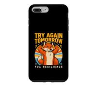 Try Again Tomorrow Fox Resilience Motivational Quote Case for iPhone 7 Plus/8 Plus
