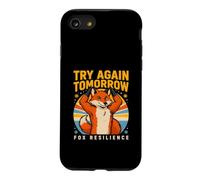 Try Again Tomorrow Fox Resilience Motivational Quote Case for iPhone SE (2020) / 7/8
