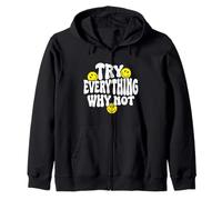 Try Everything Motivation For Entrepreneurs Zip Hoodie