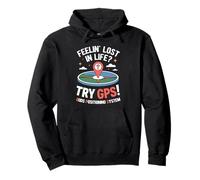"Try GPS! Gods Positioning System" Funny Christian God Meme Pullover Hoodie