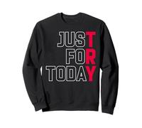 Try Just For Today Alcohol Anonymous Inspirational Sweatshirt