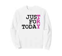 Try Just For Today : Clean & Proud Sober One Day At A Time Sweatshirt