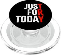 Try Just For Today | Proud Clean Sober One Day At A Time PopSockets PopGrip for MagSafe