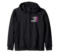 Try Just For Today : Proud Clean Sober One Day At A Time Zip Hoodie