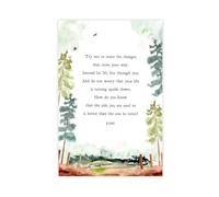 Try Not to Resist Change, Minimalist, Poetry Rumi Inspirational Quotes Canvas Poster Wall Art Decor Print Picture Paintings for Living Room Bedroom Decoration 20x30inch(50x75cm)