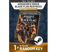 Try to Get Assassin's Creed Black Flag Resynced - Random Deluxe Edition 1 Key (PC) - Steam Key - GLOBAL