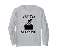 Try to Stop Me Voter Suppression Ballot Box Voting Rights Long Sleeve T-Shirt