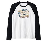 Try, You'll Either Win or Learn, Positive Quote Raglan Baseball Tee