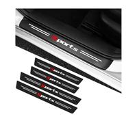 Tryagat 4 Pcs Car Door Sill Protector Fit for Nissan Juke F16 24-26 | High Adhesion Carbon Fiber Texture Easy Installation Waterproof Surface Anti Scratch Protection Self Adhesive Backing Soft