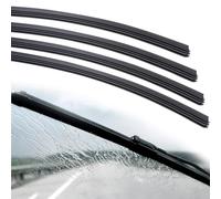 Tryagat 4 Pcs Windscreen Wiper Blades for Volvo EX30 2026 2025 2024 2023, Window Replacement Strips Frameless Auto Parts Natural Rubber