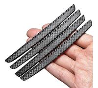 Tryagat 4 Pieces Car Door Edge Protector for Abarth 124 Spider 2016-2024, Flexible Carbon Fiber Texture Scratch Resistant Anti Collision Guard Strip