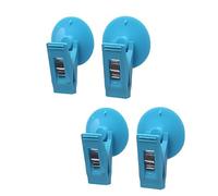 Tryagat 4Pcs Car Suction Cup Clips for Honda Civic 3-Doors Hatchback 2007-2011, Parking Ticket Holder Sunshade Curtain Clip Windscreen Card Document Organiser ABS PVC,Blue