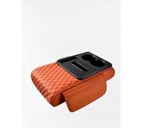 Tryagat Armrest Box Cushion for VW Passat Variant B8 3G I 2014-2024 | Elevates console height for driving comfort while adding a top tissue dispenser cup holder and side storage pouch.