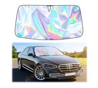 Tryagat Car Sunshade Windscreen for Volvo V90 Cross Country 2025-2020, Reflective UV Protection Foldable Awning Heat Protection Front Window Shield Accessories