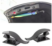 Tryagat Car Umbrella Holder for Genesis G70 2017-2024, Trunk Storage Hook Interior Boot Organizer Self-Adhesive Umbrella Stand Clip Vehicle Accessories 2Pcs