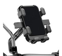 Tryagat Motorcycle Phone Mount for Peugeot Django 50 2015-2023, Handlebar Phone Holder Stable Adjustable Anti-Shake Navigation Bracket,B