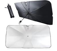 Tryagat Sunshade Front Screen for BMW 1 Series E81 E82 E87 E88 F20 F21 F40 F70, Sun Blind Foldable Shield Front Panel Cover Protector Light Guard Reflector Shade,125 * 65cm