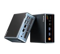 Trycoo 2026 Gaming Mini PC Ryzen 5 7640HS(Up to 5.0GHz) 16GB DDR5 RAM, 1T SSD, AMD Mini Desktop Computers with 4K Triple Display, USB4.0 & Dual LAN, Type-C, Micro PC Built-in WiFi6, BT5.2 for Gaming