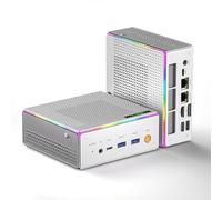 Trycoo HO4 Mini PC, AMD Ryzen 7 8845HS Processor, 32GB(Dual Channel)DDR5 512GB PCIe4.0 SSD,AMD Radeon 660M Mini Computers, Mini Computer Support Four Screen Display/WiFi6/BT5.2/Type-C/USB4.0/2.5G LAN