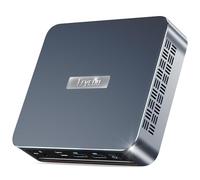 Trycoo Mini PC 8GB DDR4 256GB SSD, 12th Alder Lake N100 (Turbo 3.4GHz) Desktop Mini Computer with Type-C, Dual HDMI, RJ45 LAN Ethernet, 4K Triple Display, WiFi5, BT4.2