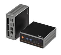 Trycoo Mini PC Gaming, AMD Ryzen 5 5600H (up to 4.2Ghz),16GB DDR4 512GB NVMe SSD,Type-C/DP/HD, Triple 4K Display, Dual LAN/WiFi6/BT5.2 Mini Desktop Computer for Office/Home