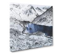 Tryfan Mountain in Snowdonia Wales Canvas Print | Gallery Wrapped 30mm Frame Wall Art | 14x14 inches | Ready to Hang | Modern Landscape Picture | Living Room Bedroom Lounge Office