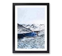 Tryfan Mountain in Snowdonia Wales Framed Print | A2 Black Framed Wall Art | Ready to Hang | Modern Landscape Picture | Living Room Bedroom Lounge Office