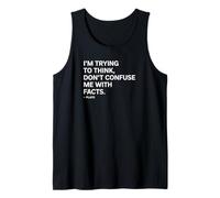 Trying to Think Plato Saying of a Philosopher Tank Top