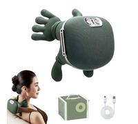 Trylightride Massager, Neck Massager with Heat, Wireless Portable Shiatsu Neck and Back Massager, 3-Speed Adjustment, Electric Deep Tissue 4D Kneading Massage, Gifts for Men, Women, Mom and Dad