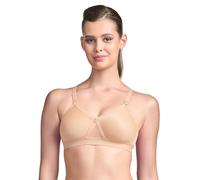 TRYLO ALPA Women's Bra White/Black/Skin/Coral/Maroon/Rasberry/Pink Available in C/D/E/F/G/H/I Cup & Sizes from 30 to 50, SKIN, 34F