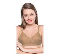 Trylo KPL Women's Non-Wired Bra Available in C/D/E/F/G/H/I/J Cups, Sizes 32 to 52 & Available Colour Black/Coral/Marun/Rasberry/Rose Gold/Skin/White, Nude, 40D