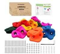 Trymaker Climbing Holds,Rock Climbing Wall for Kids, 15PCS Climbing Grips Set for Children and Adult Outdoor