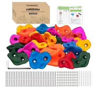 Trymaker Rock Climbing Holds, 30PCS Climbing Wall for Kids (Large Size)