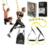 TRYNO TRX Fitness | Multifunctional Gym Tool | TRX Suspension Training | New TRX Suspension Training 2021 + Comfortable and Lightweight + Backpack