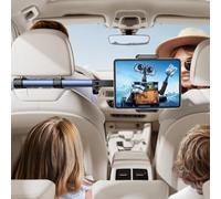 TRYONE Headrest Tablet Holder for Car Accessories : [18.11-inch Long Arm] 3-in-1 Backseat Tablet Holder for Kids Road Trip Compatible with iPad Switch Smartphones & Tablets or Other 4.7-13" Devices